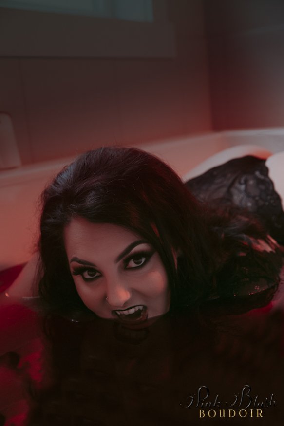 Vampire Boudoir Photography Edmonton