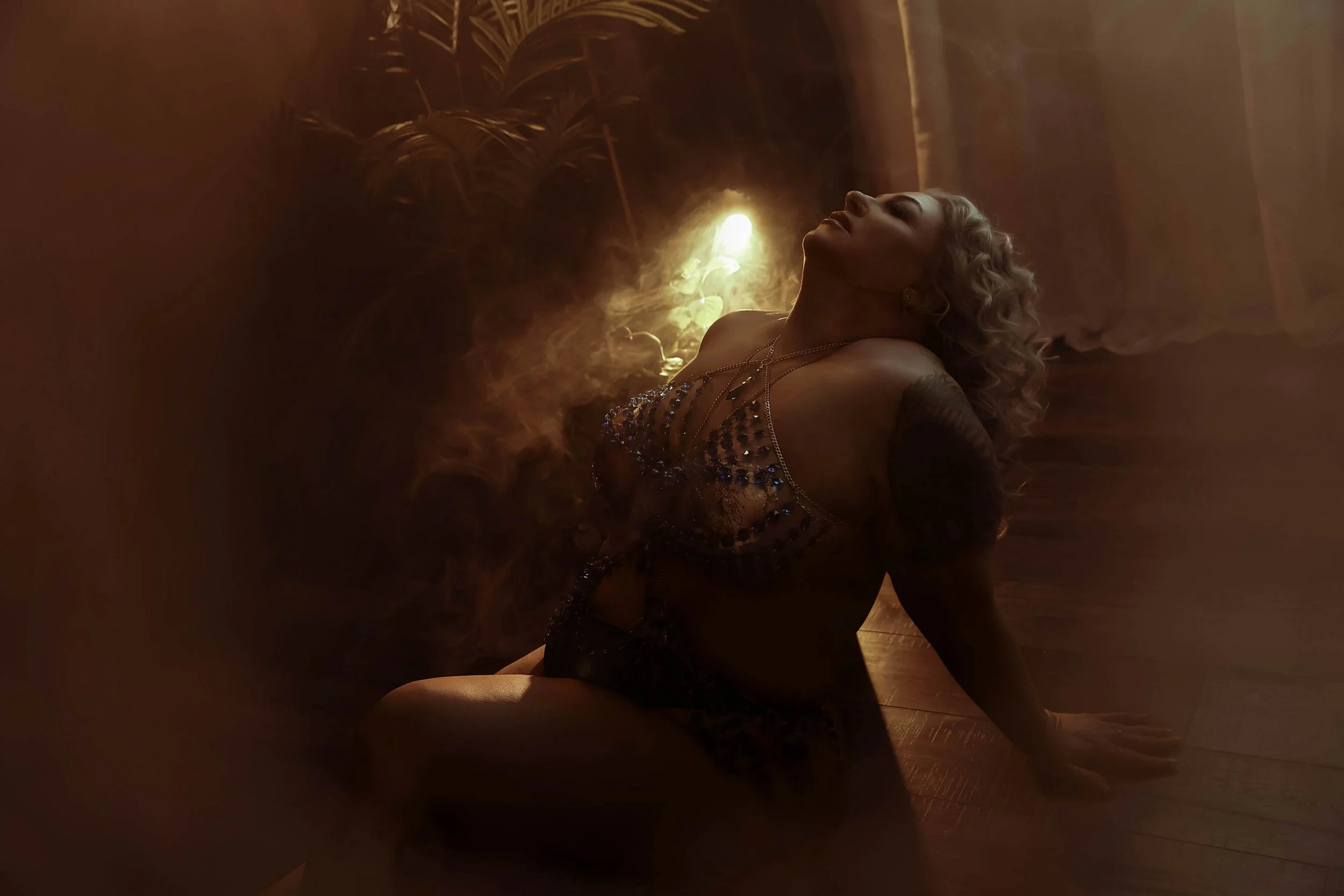 smokey. moody. body jewlery, boudoir photography edmonton