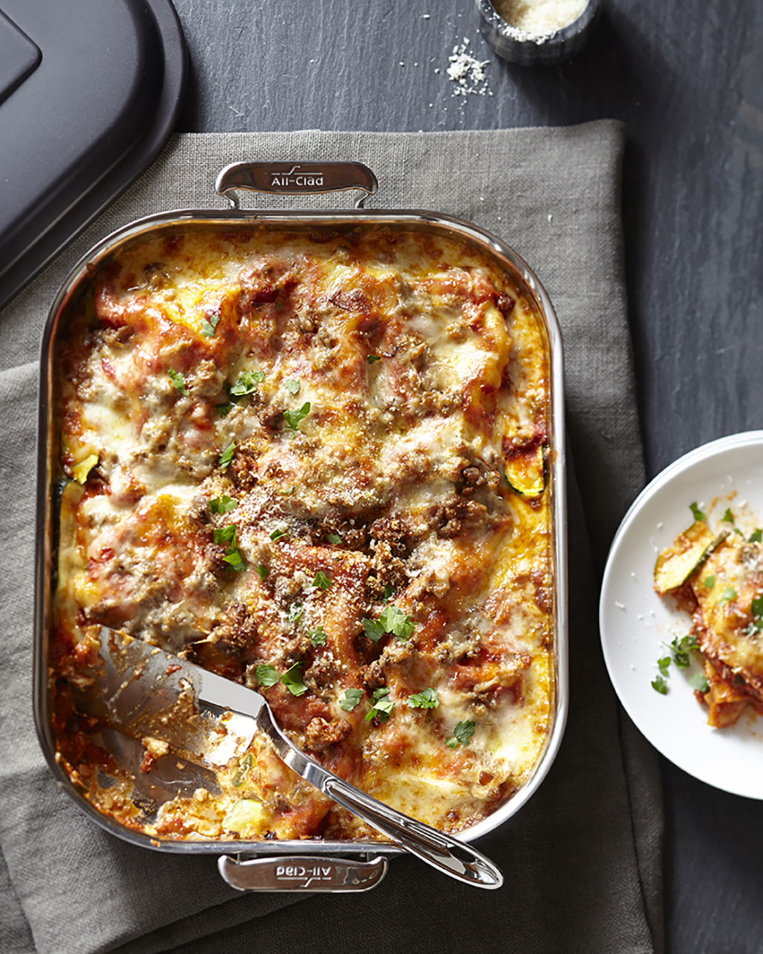 A easy and delicious meat Lasagne recipe from Williams Sonoma.