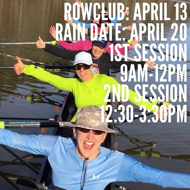 All 👍🏼 up for RowClub! Reserve your spot now using the link in our bio ⬆️ All the deets available on our website. You too can be this happy and colorful when trying out rowing! ❤️💙💜💛💚🧡