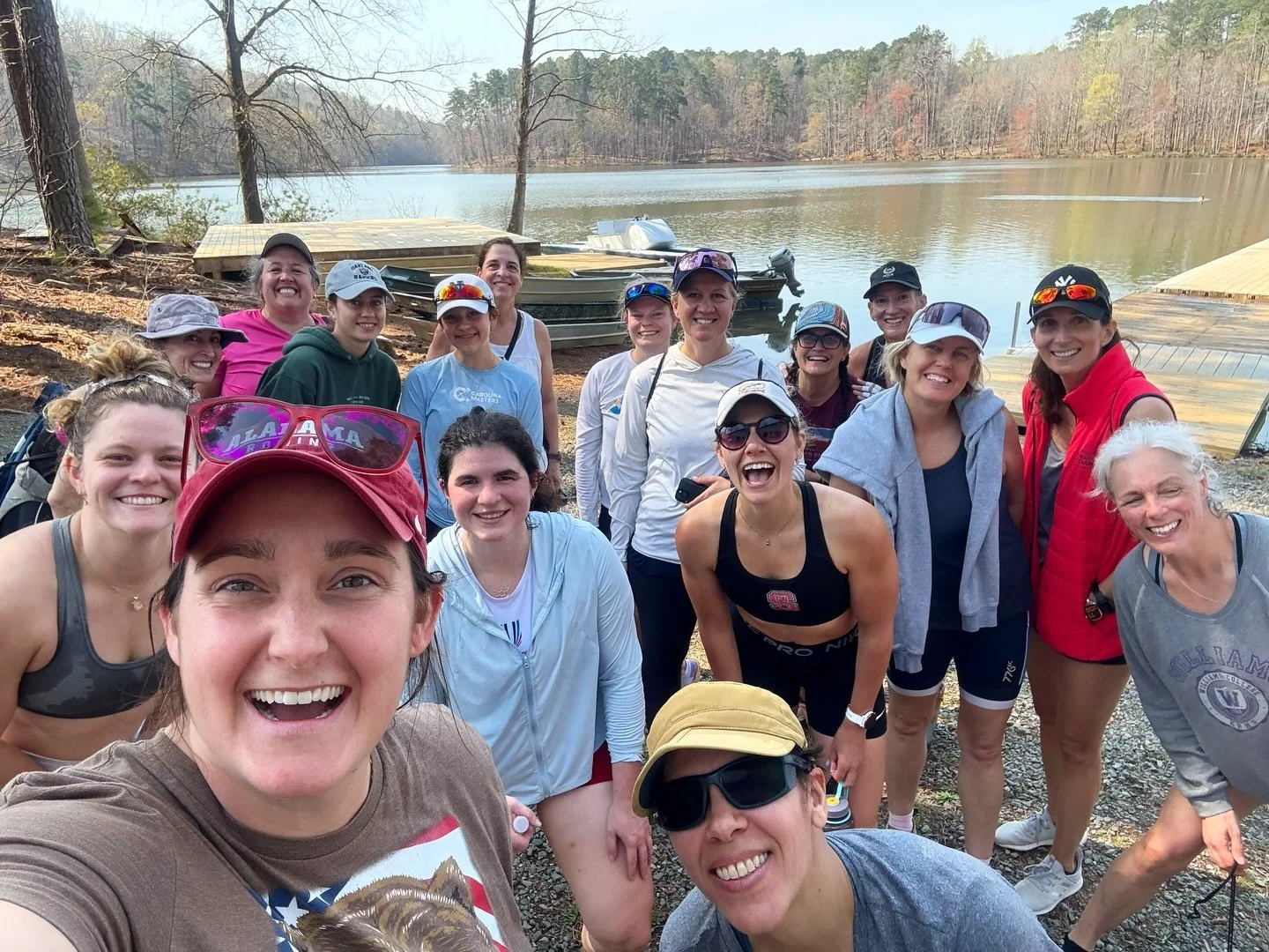 Full house on a perfect rowing day! 🌞