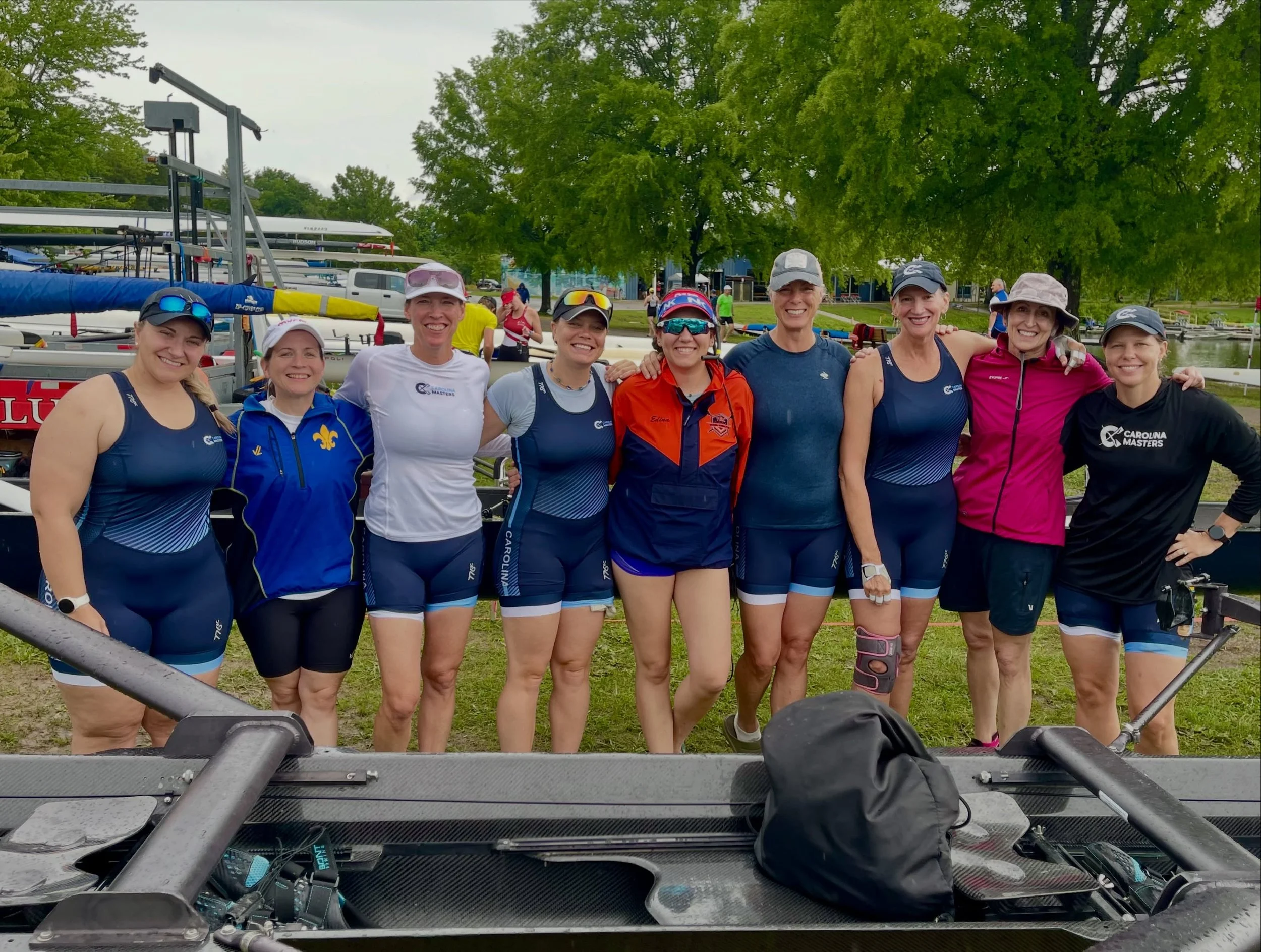 Dogwood Masters was a blast Thanks for hosting @oak_ridge_rowing We came, we raced, and we got to see cows 🐮cooling themselves in the warmup area of the course! Fun had by all and some pretty cool bling to bring home 🥇🥈