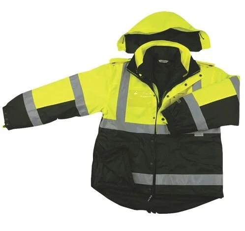 Reflective Jacket Emt Rain Jacket Charles River Signal Hi-Vis EMS