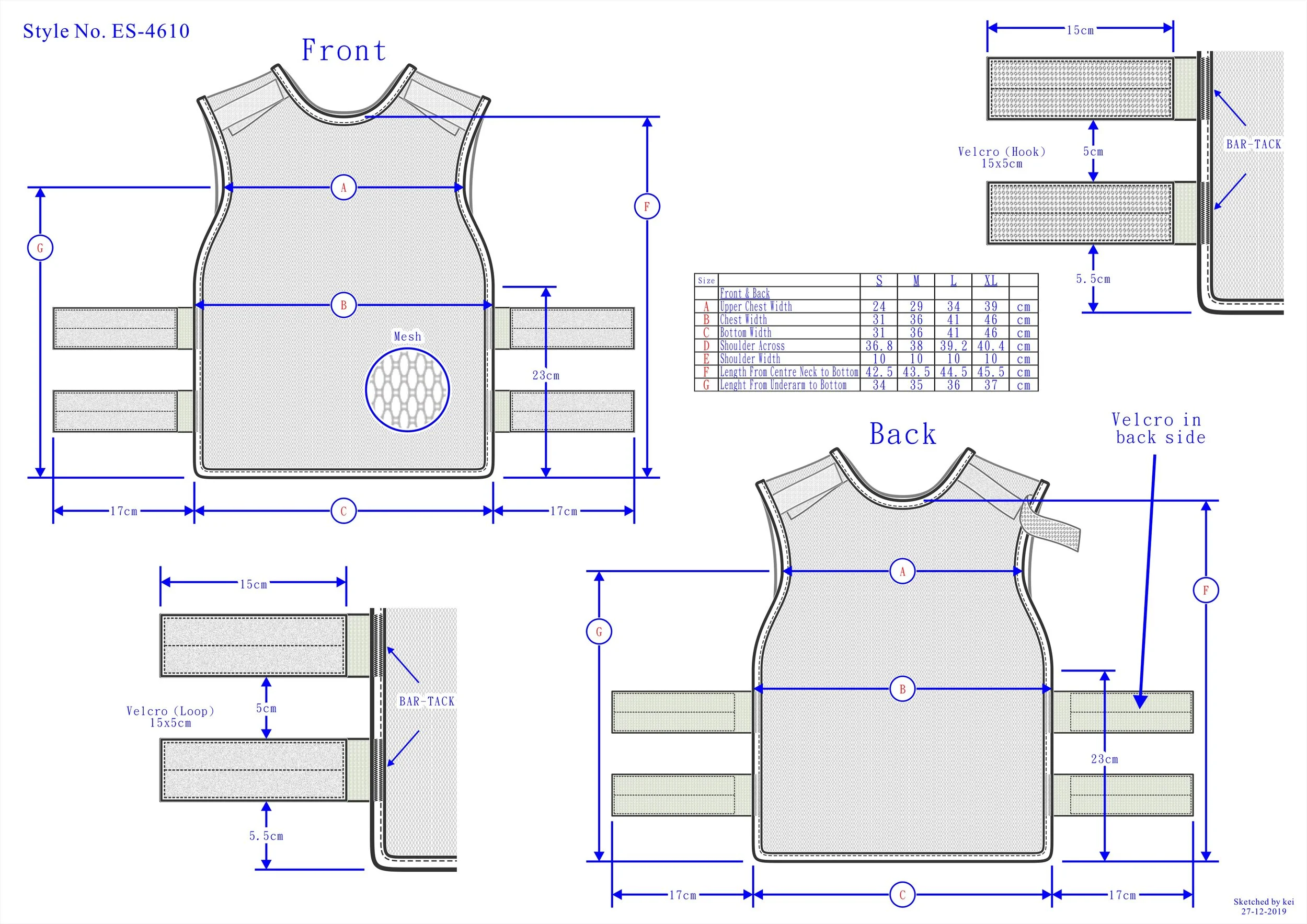 Body Armour Canada Bullet & Cut Resistant Products BAC Mesh Cooling