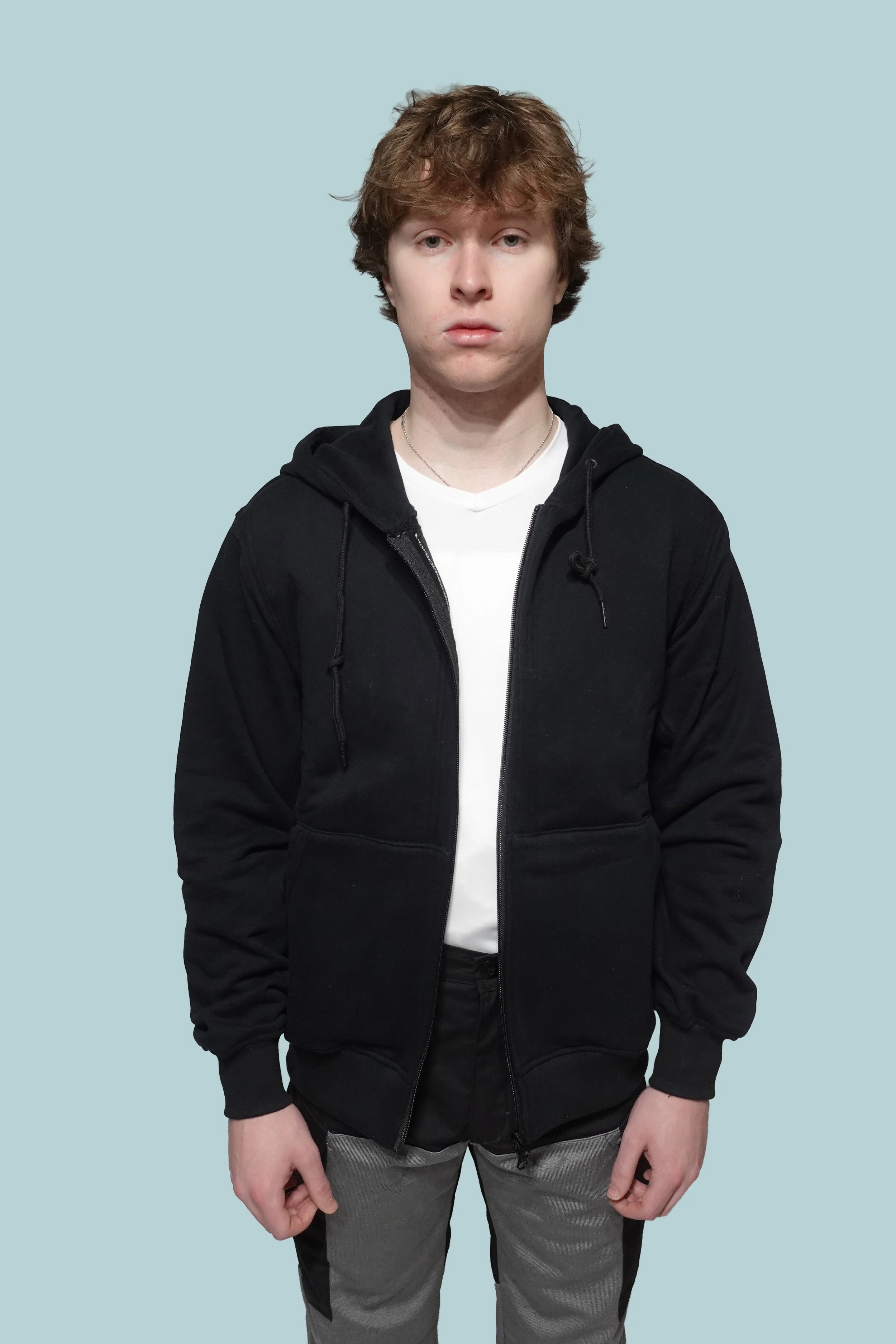 CUT AND PUNCTURE RESISTANT ZIPPED HOODIE FRONT.jpg