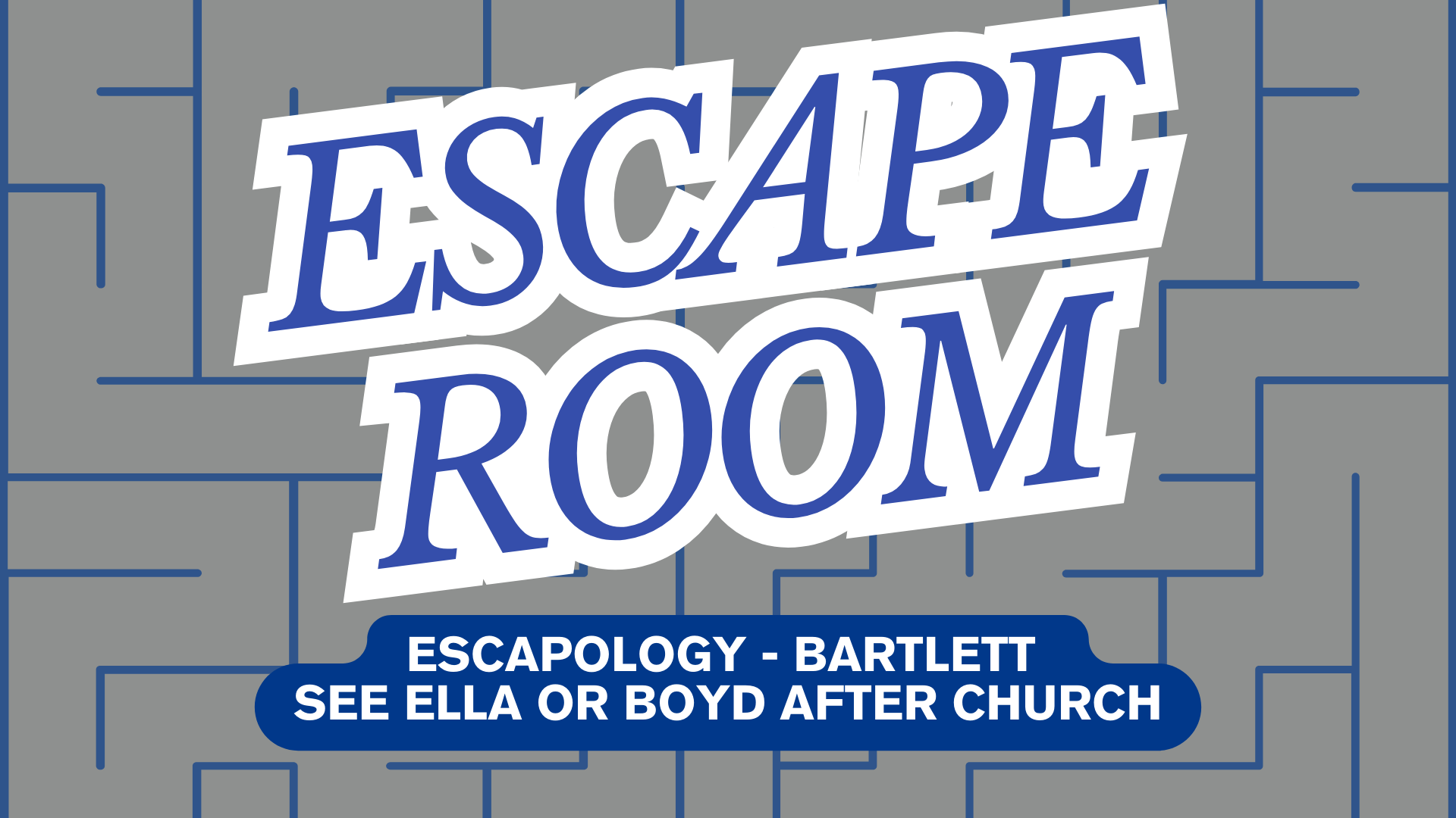 C3 Youth Escape Room