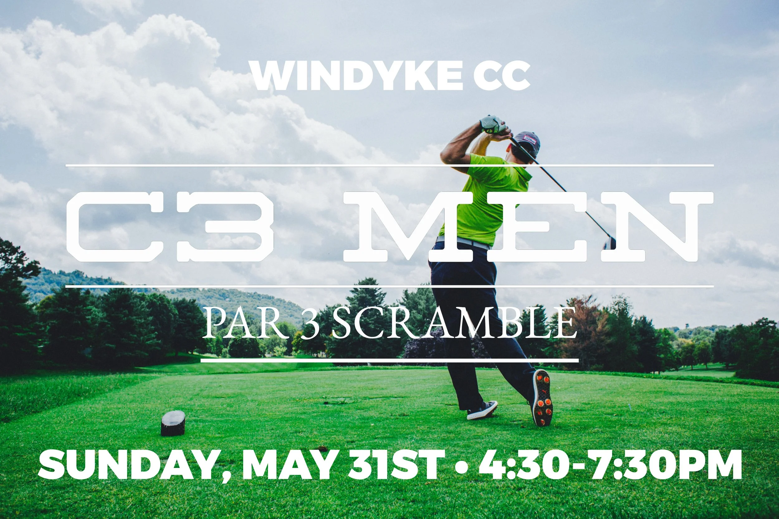 C3 Men's 4 Man Par 3 Scramble