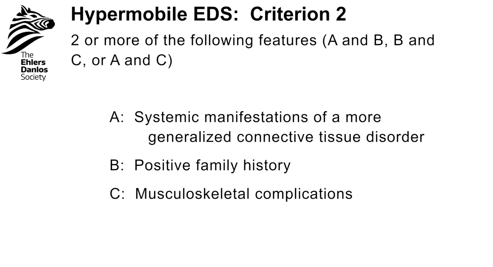 hEDS: Criterion 2
