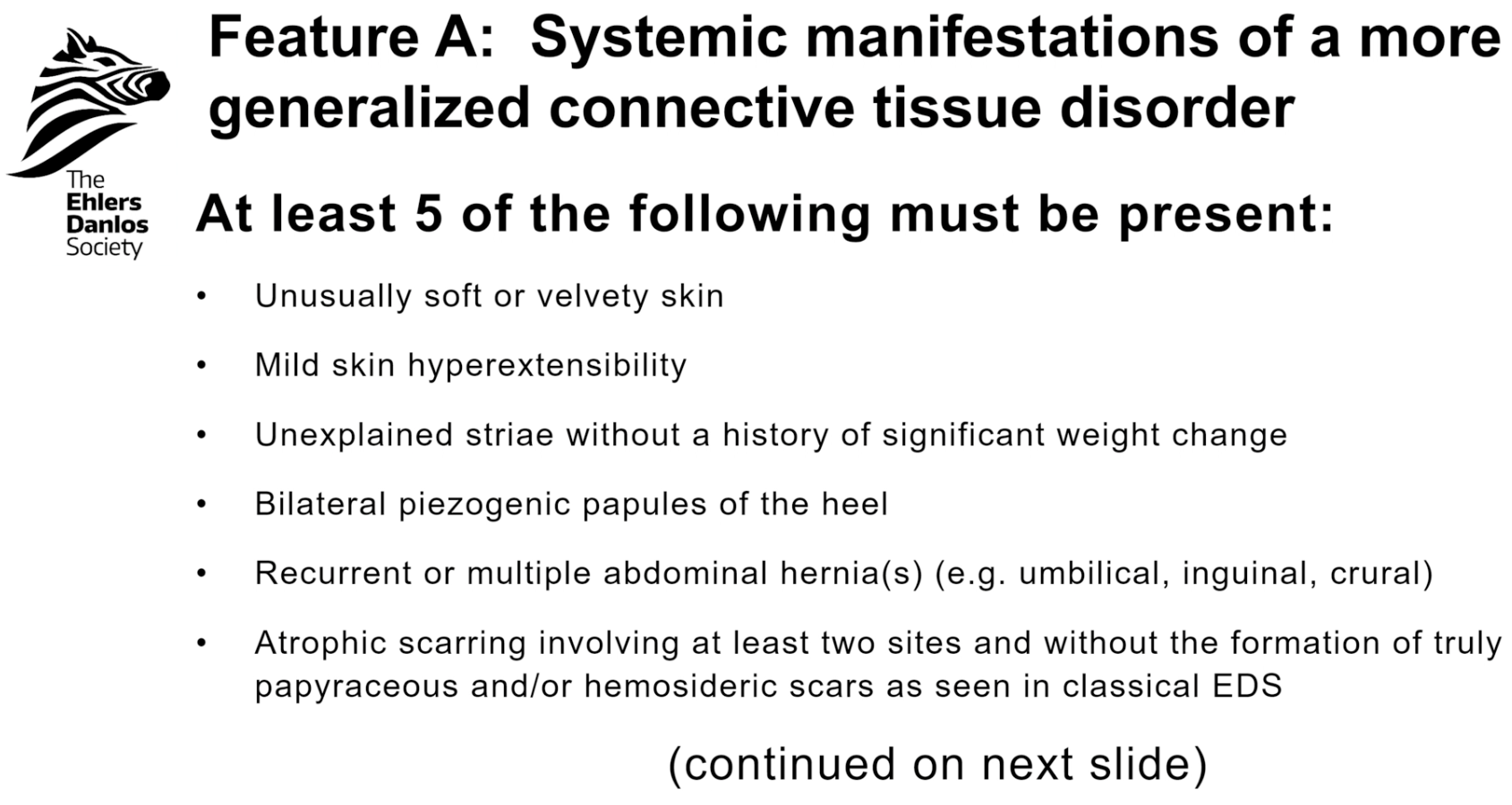 Feature A: Systemic Manifestations
