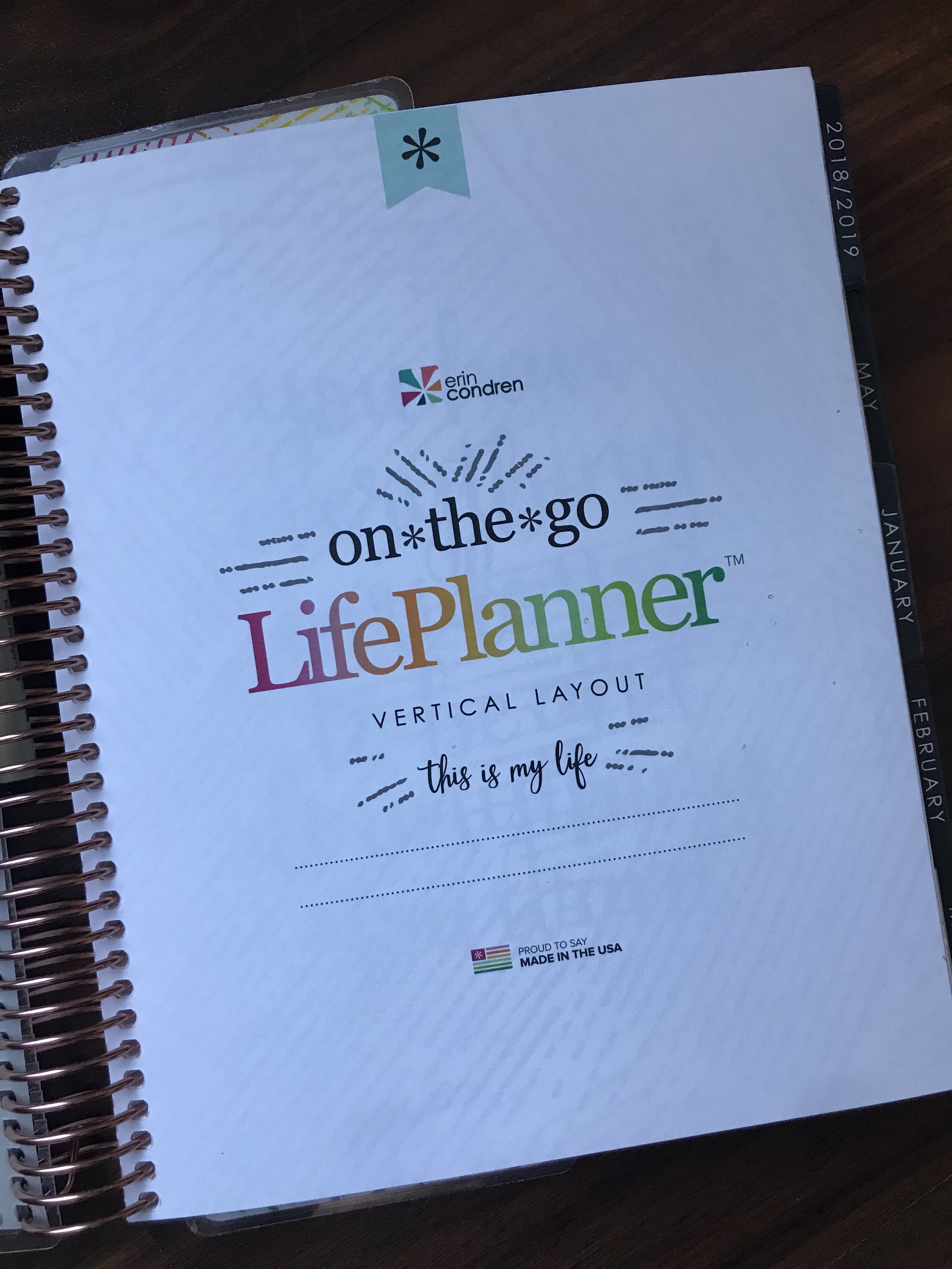 Erin Condren Life Planner