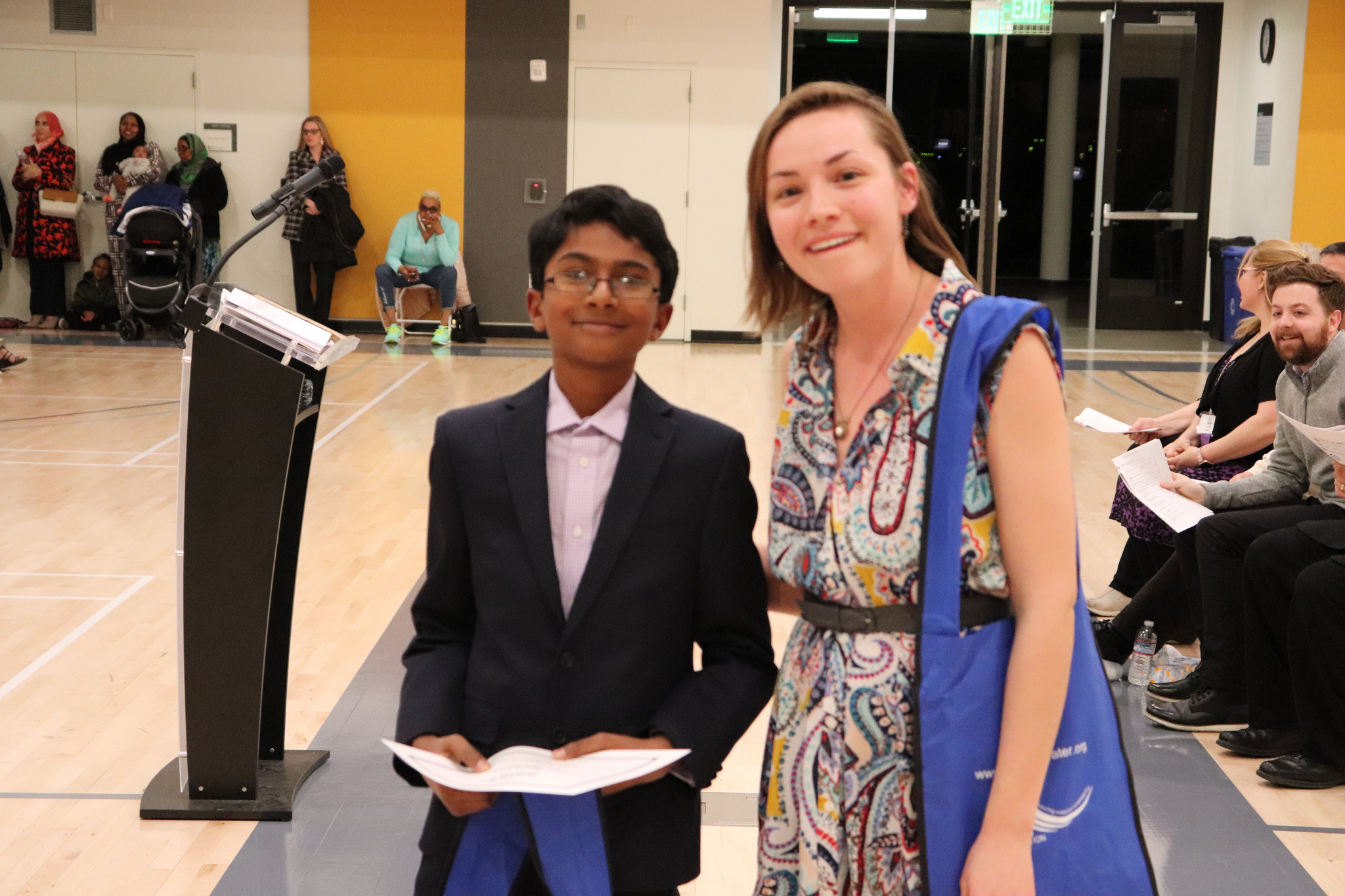 Aurora Water awarded Rithvik Ijju, Challenge School, for his project “Reduction of Phosphates in Water Using Iron Oxide to Potentially Reduce the Growth of Algal Blooms”. 