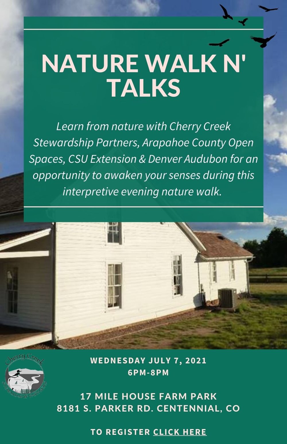 Events Calendar — Cherry Creek Stewardship Partners