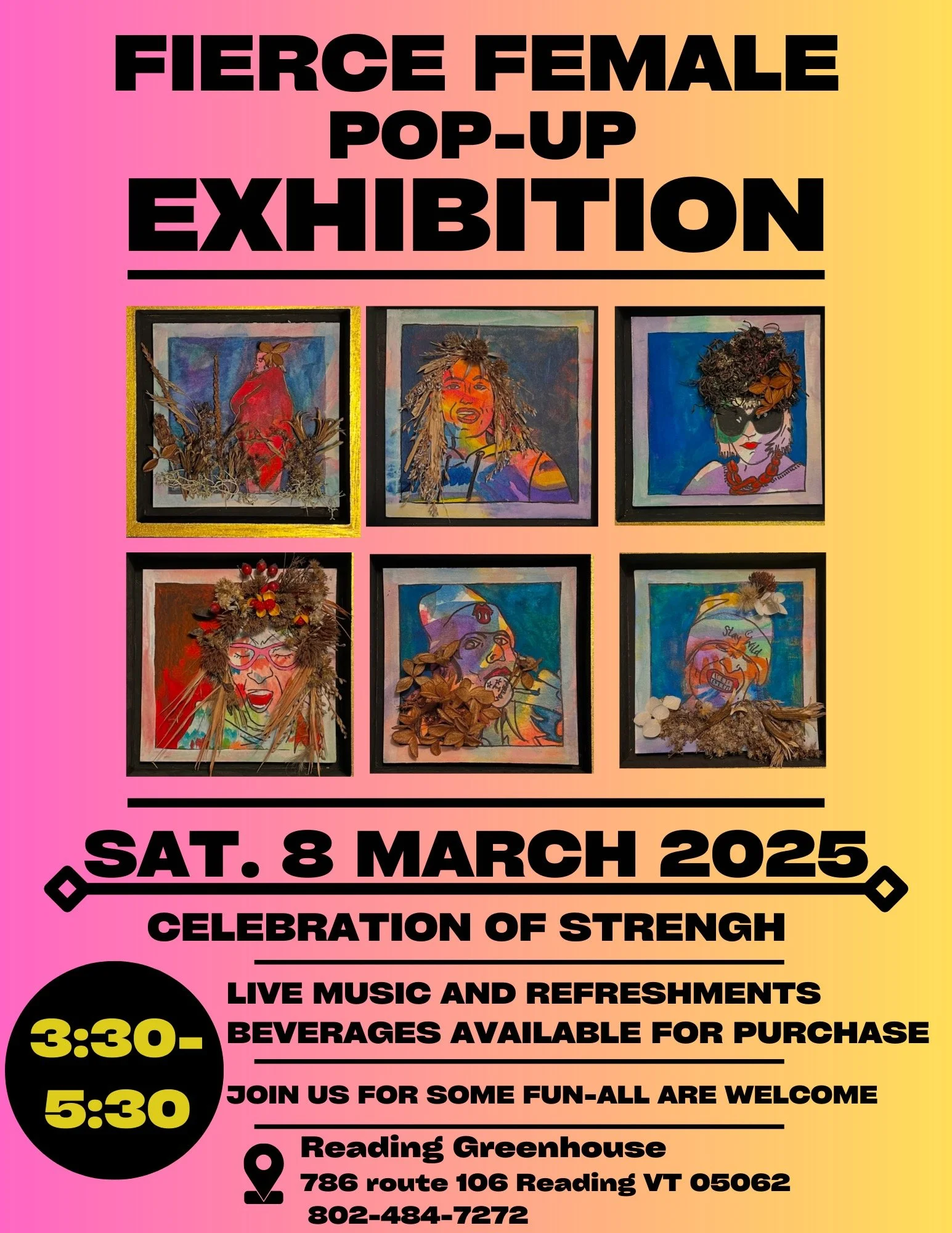 Fierce Females Pop-up Art Exhibition