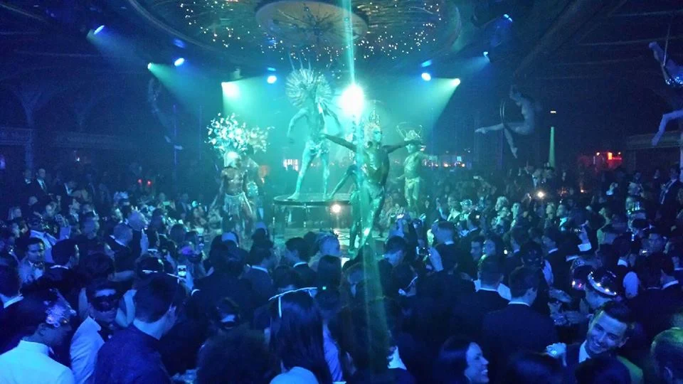 New Years Eve at the Diamond Horseshoe in Time Square