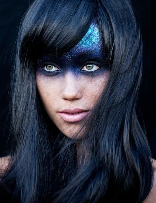 Celestial perfection. (Model Alana Beale and MUA Kecia Littman-- source )