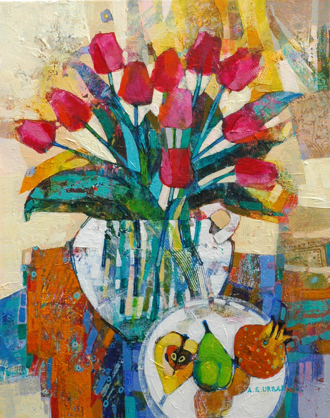 Still Life with  tulips      50 cm x 40 cm      available POA.jpg