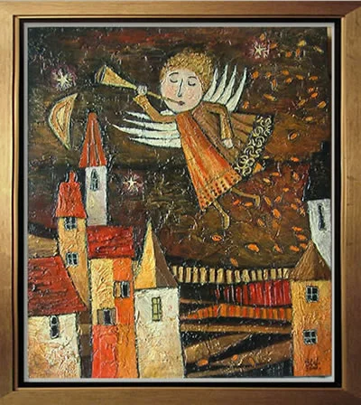 'Angel', 26cm x 30cm