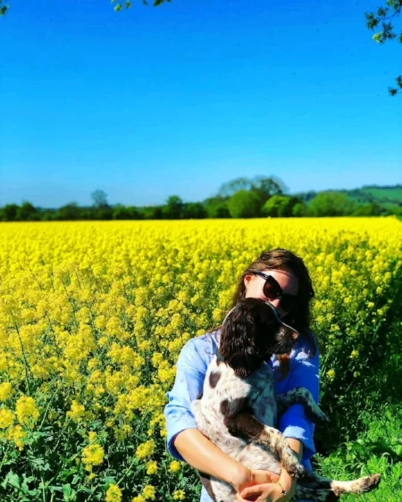 Austin @mr_austin_mills pictured here with Ella is a global icon too with 21.3k followers on Instagram. Oh, the cuteness!