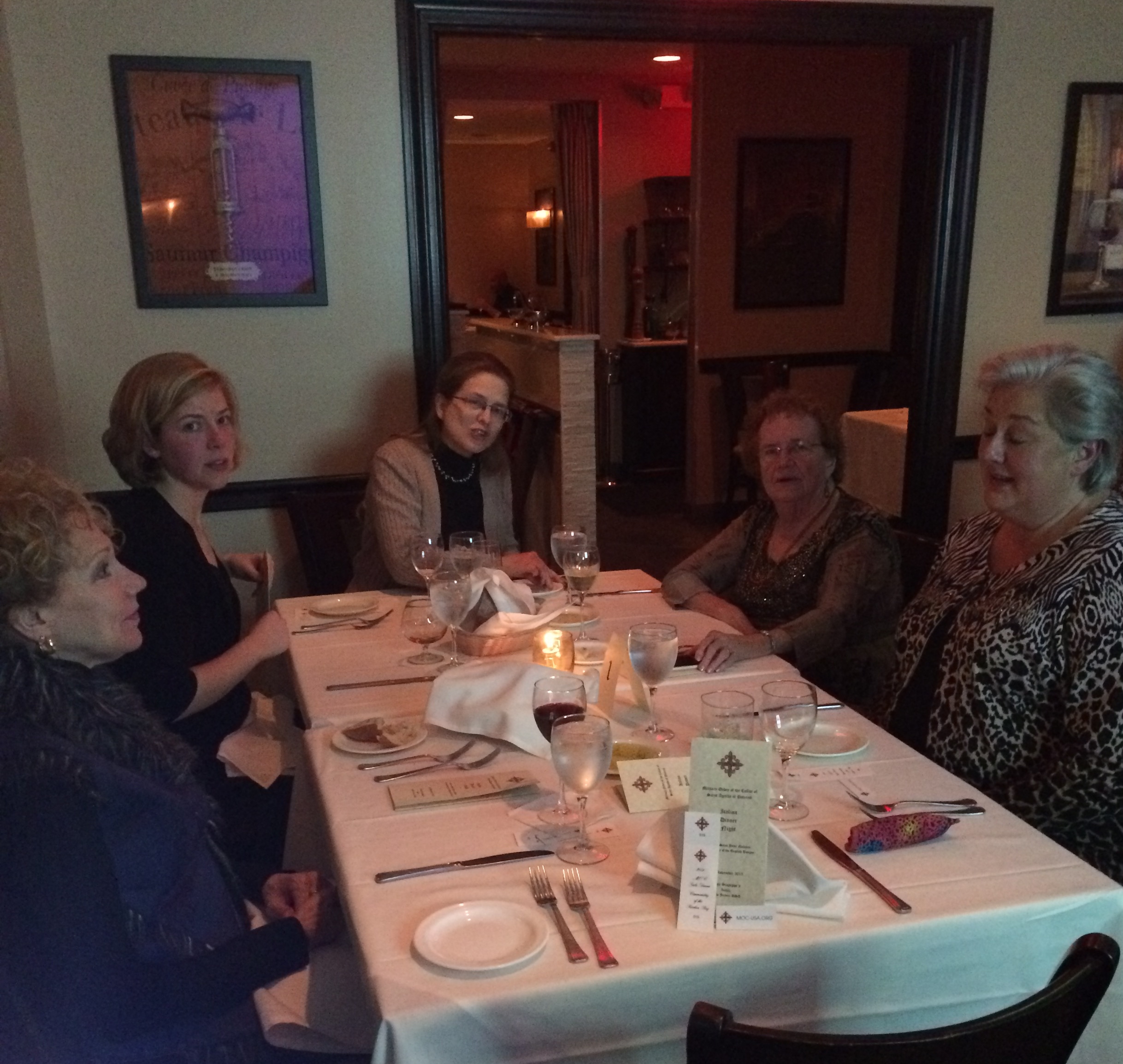 2017 Italian Dinner Night