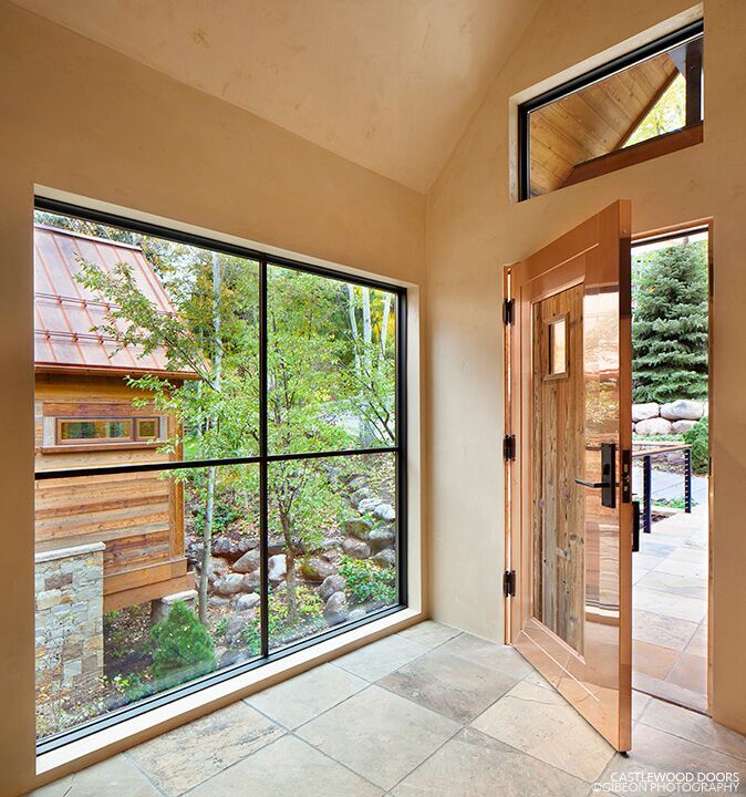 Castlewood Metal & Wood Door