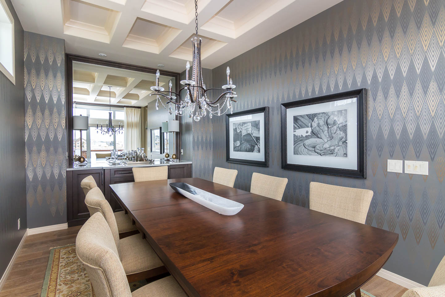 Calgary Luxury Home Dining Room