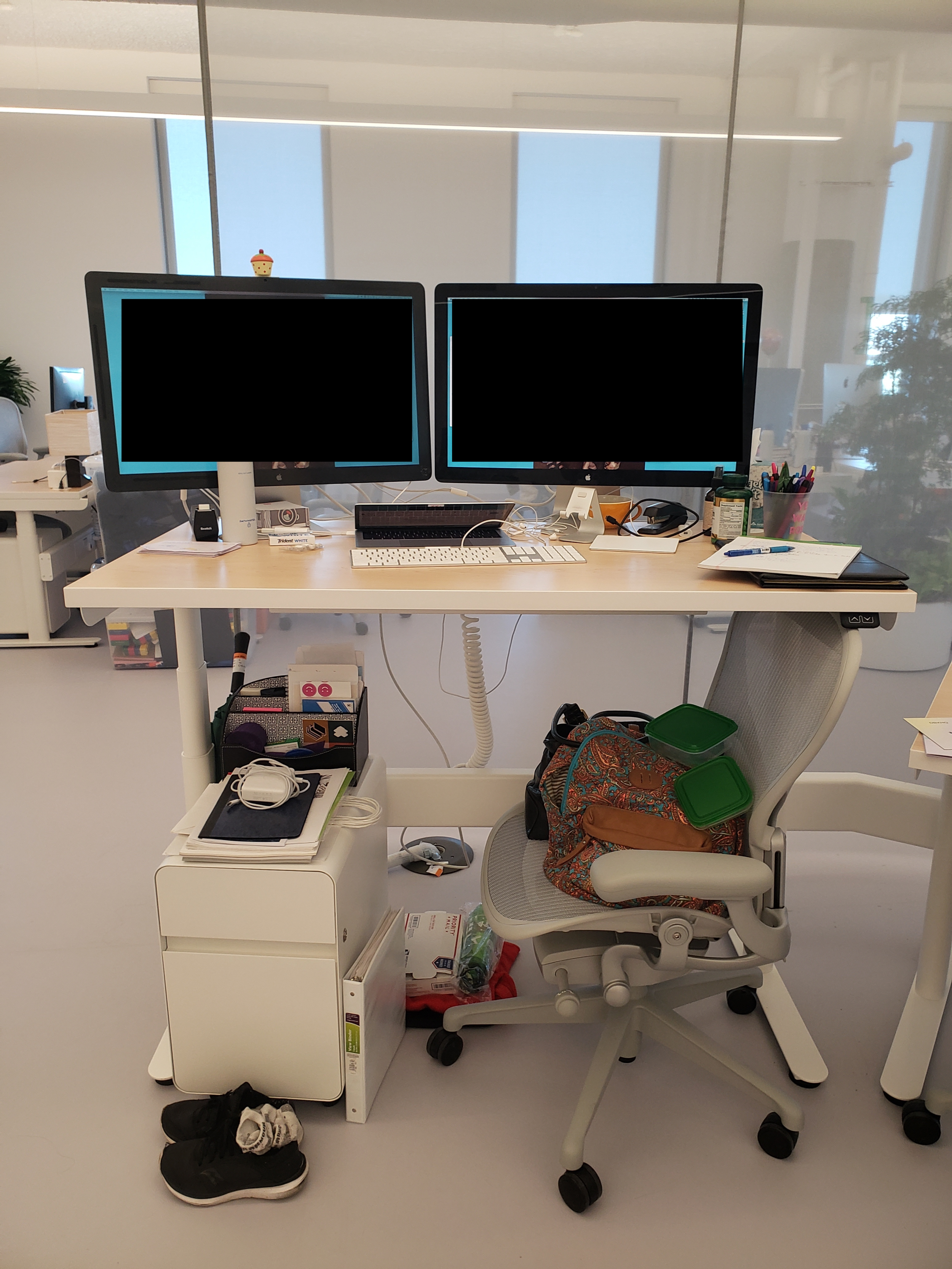 My lil desk @ Dropbox Owens HQ ‘20 (Pre-covid)