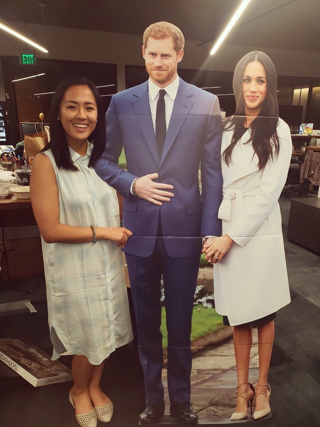 Harry &amp; Meghan visited the Brannan office ‘18 👑