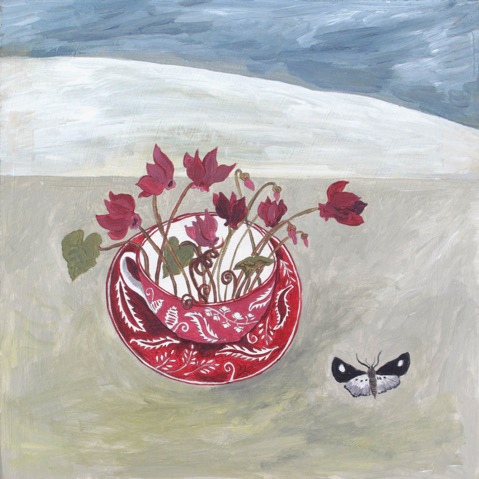 463. Cyclamen and moth.jpeg