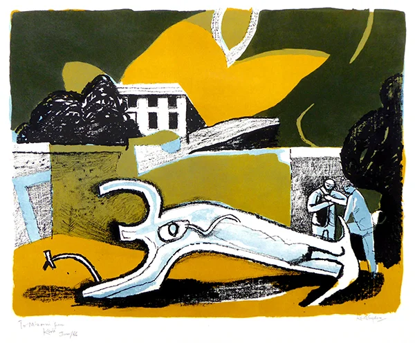 VAUGHAN, Keith - The Walled Garden, 1951, lithograph, 49.5 x 64cm.jpg