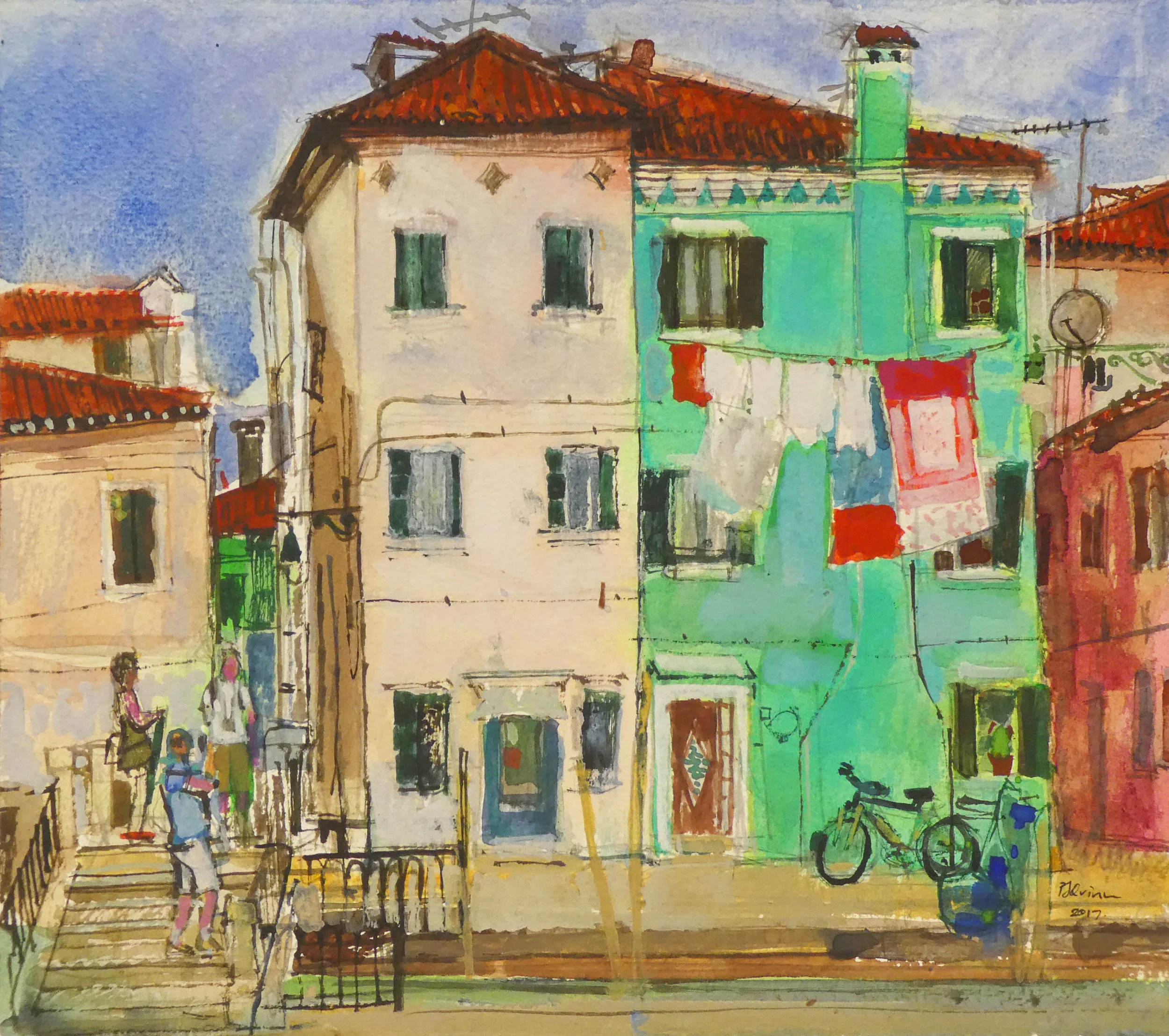 PQ34 - Peter Quinn, Tourists in Murano.jpg