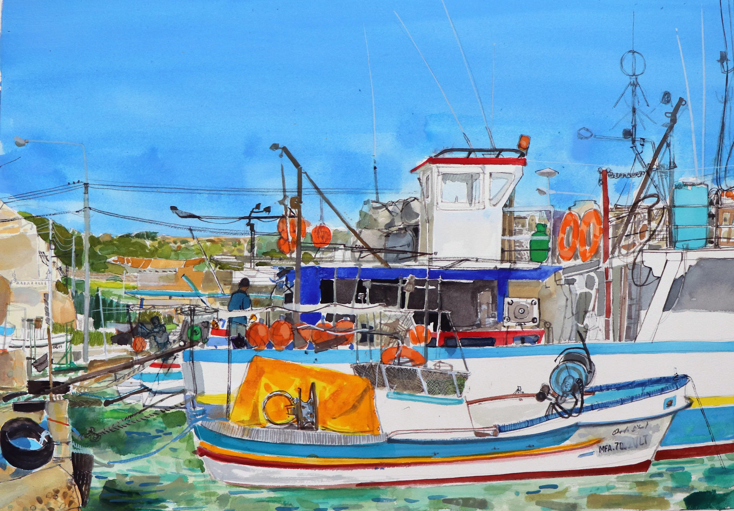 Fishing boats, Marsaxlokk, Malta