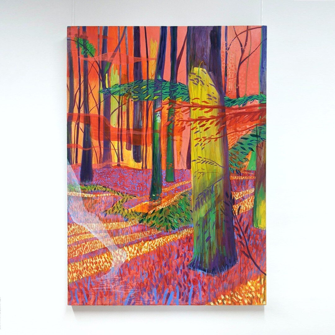 Red Forest, Walking, 2021, Oil on canvas

This painting is currently on show as part of Heaven on Earth, a solo show by Lily Senner

Lily is a 2019 graduate of Newcastle University Fine Art, and now works from her studio at The Biscuit Factory

Thoug