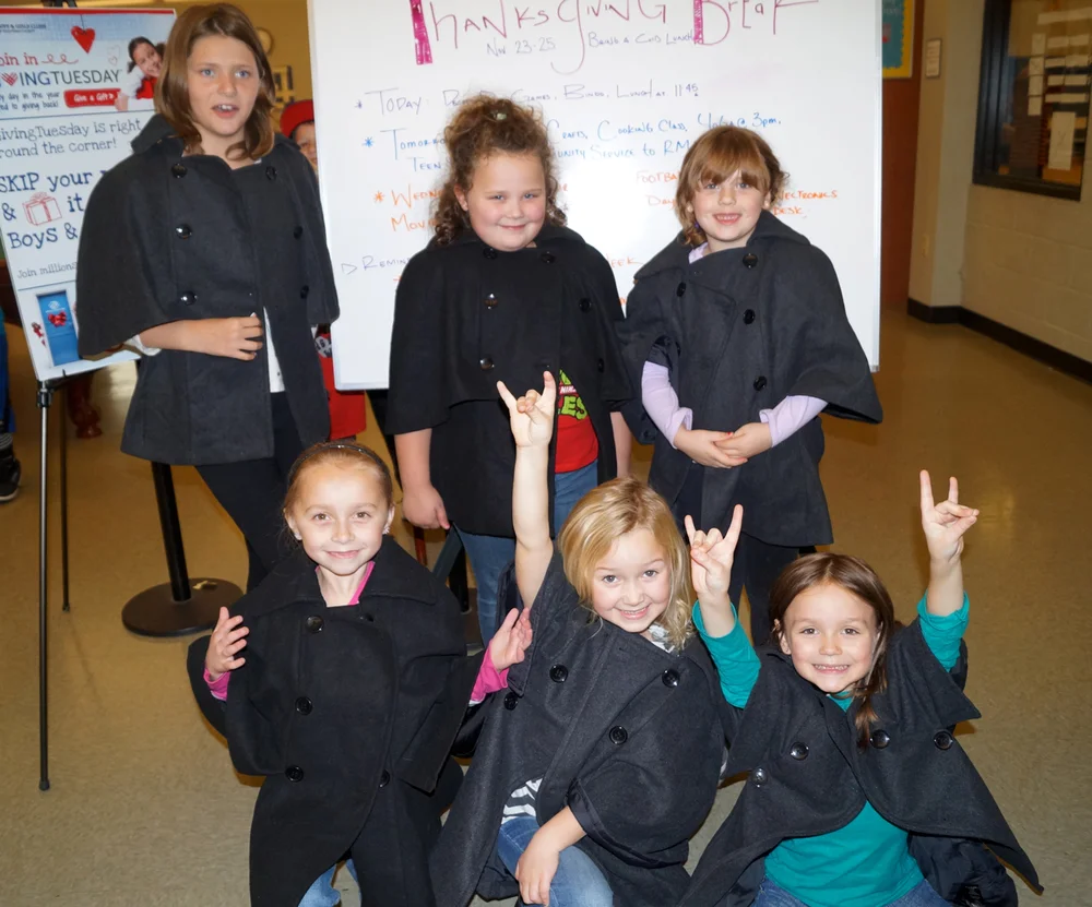Warm coats donated by Rick & Rita Case.