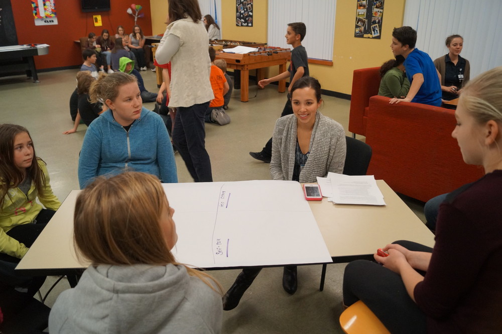 Residents from Kootenai Medical Center visit teens.