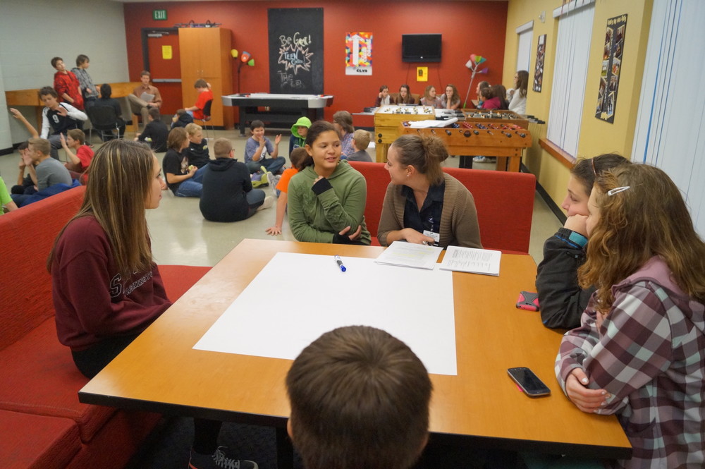 Residents from Kootenai Medical Center visit teens.