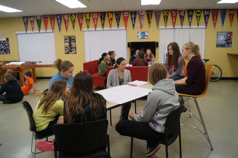 Residents from Kootenai Medical Center visit teens.