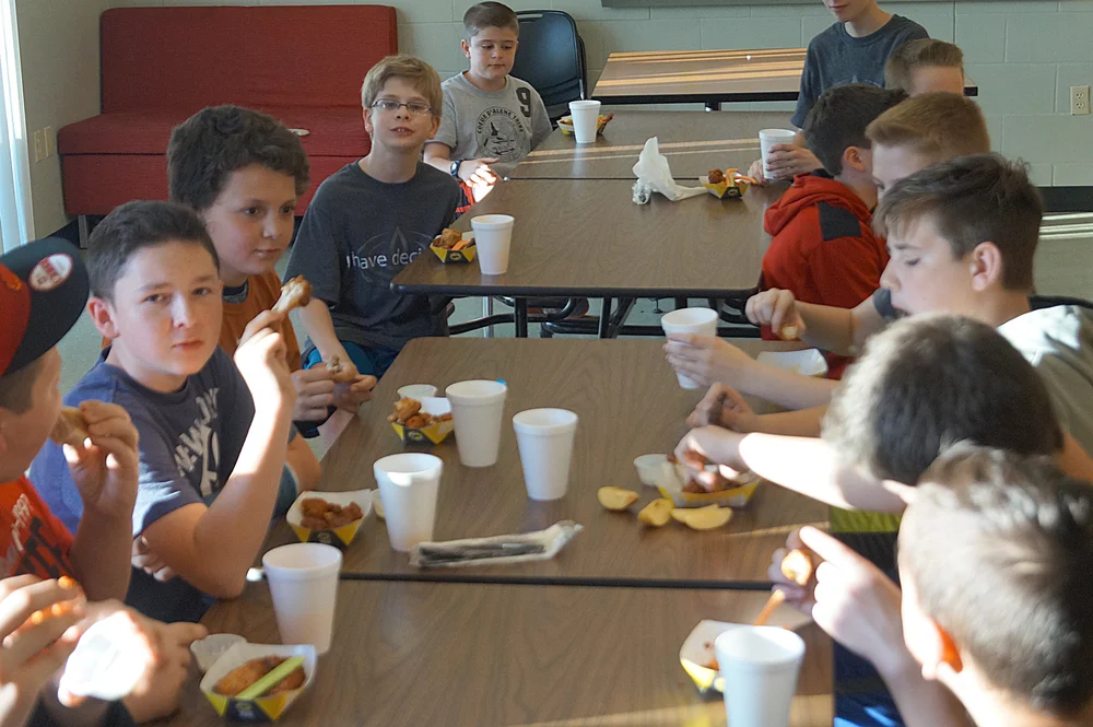 Thank you to Buffalo Wild Wings for donating food.