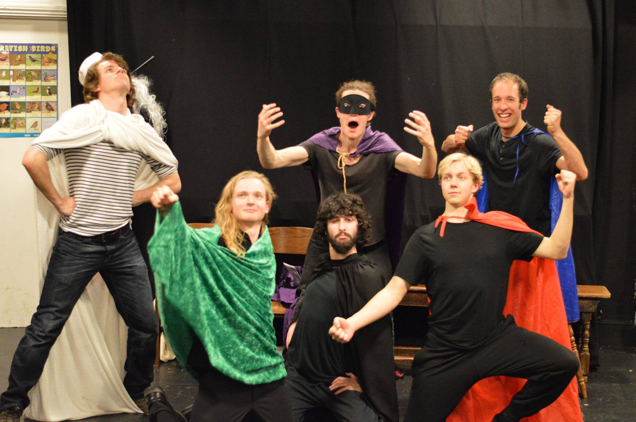 ASEMBLE Cast - Top row, left to right: Ed Elcock (Director), Alex O'Bryan Tear, Michael Conterio. Bottom row, left to right: Benjamin Dobson, Joel Lipson and myself