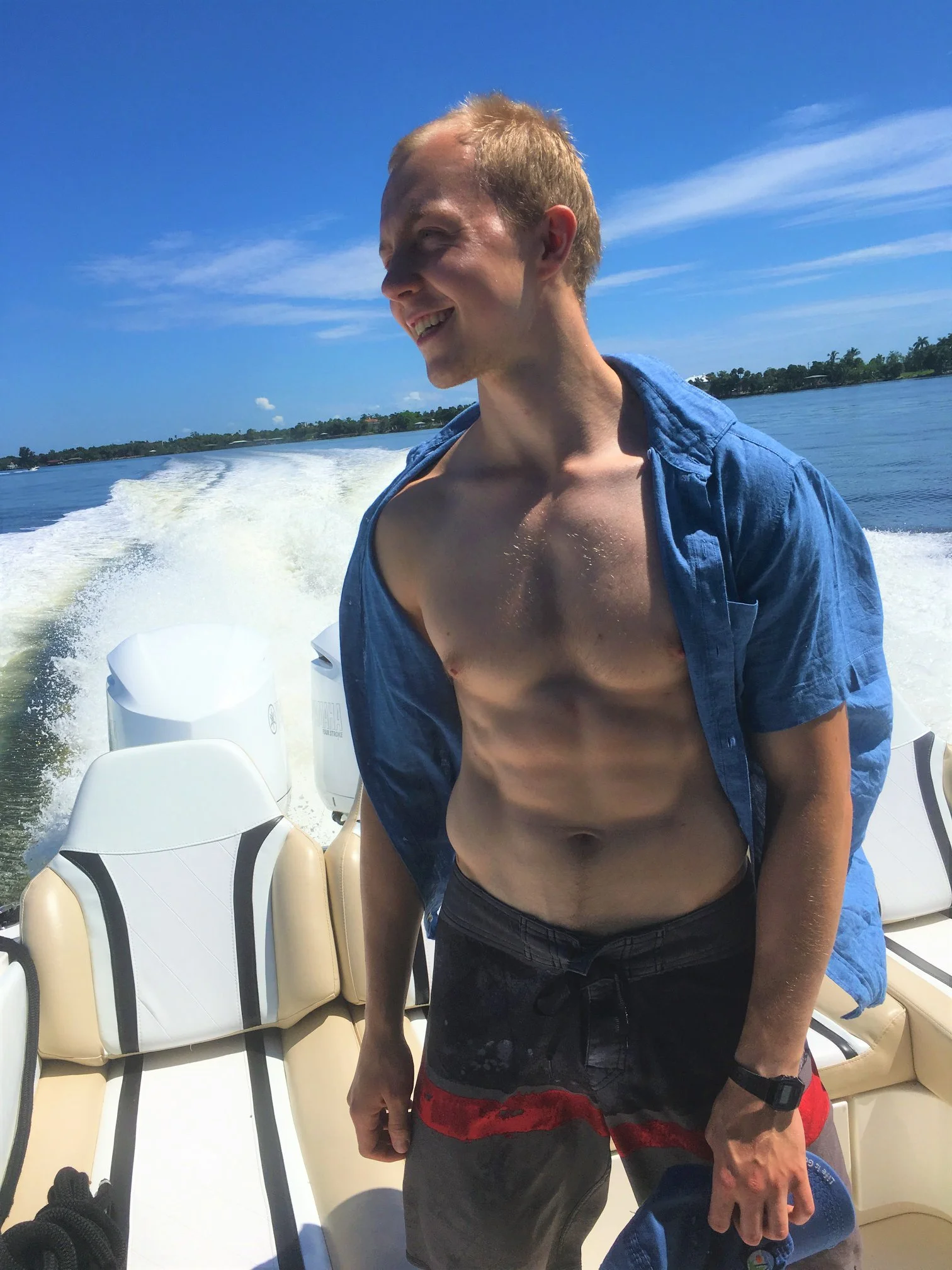 Me during Tour, July 2018. I was not healthy here, dropping down to 76kg by my return