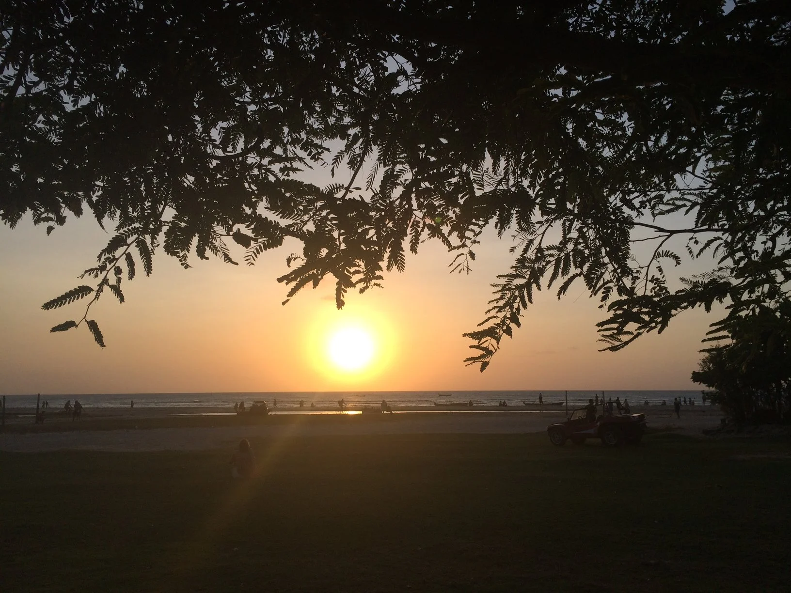 A melhor vista do pôr do sol de Jeri é da Pousada Vila Kalango.