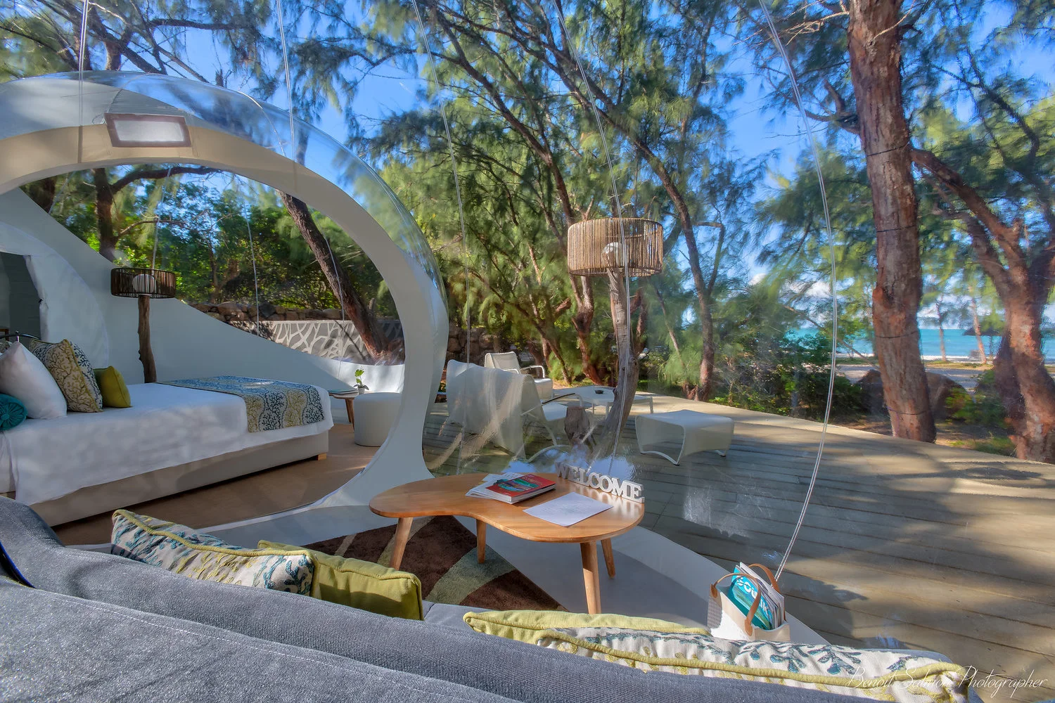 Bubble Lodge, Ille Aux Cerfs, Mauritius.