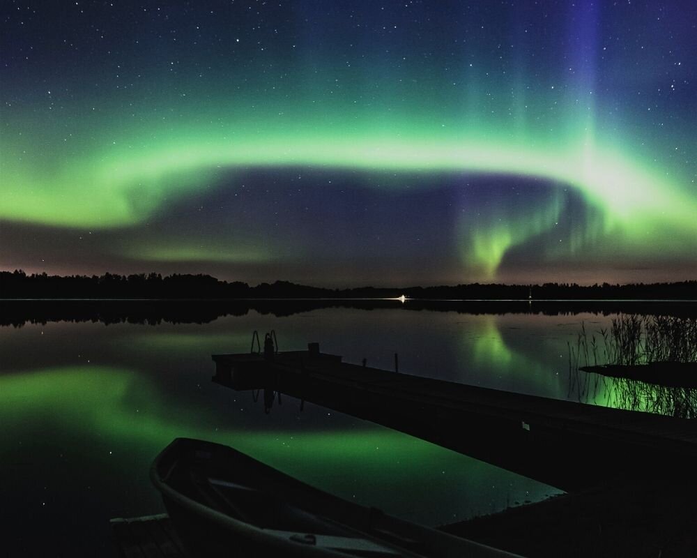 Aurora boreal na Finlândia — Leroy Viagens