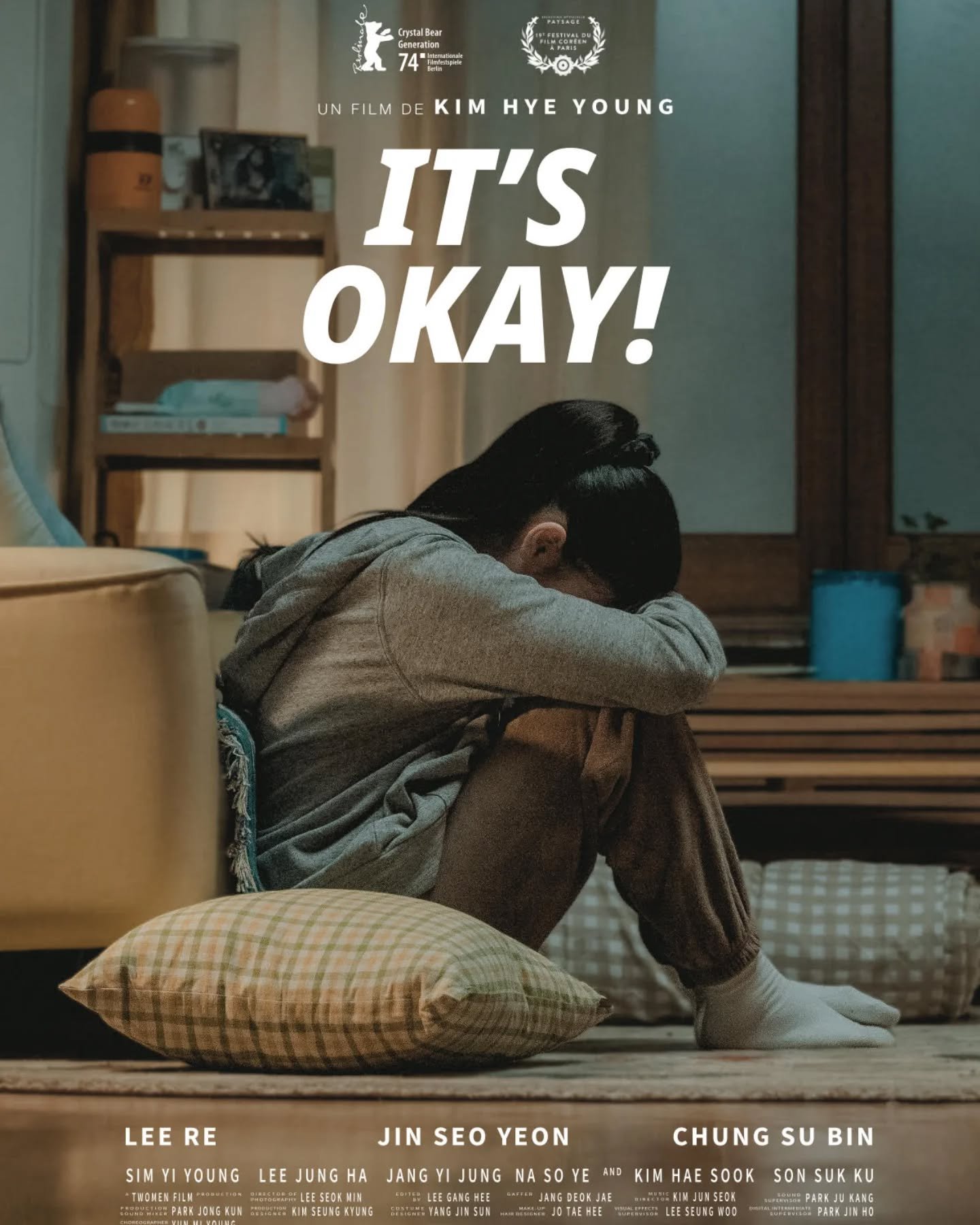 🎥 Rendez-vous dimanche 26 janvier &agrave; 10h45 au Publiciscin&eacute;mas pour voir en avant-premi&egrave;re IT&rsquo;S OKAY! dans le cadre des Dimanches en Cor&eacute;e du FFCP !

Ce touchant premier long-m&eacute;trage de la r&eacute;alisatrice K