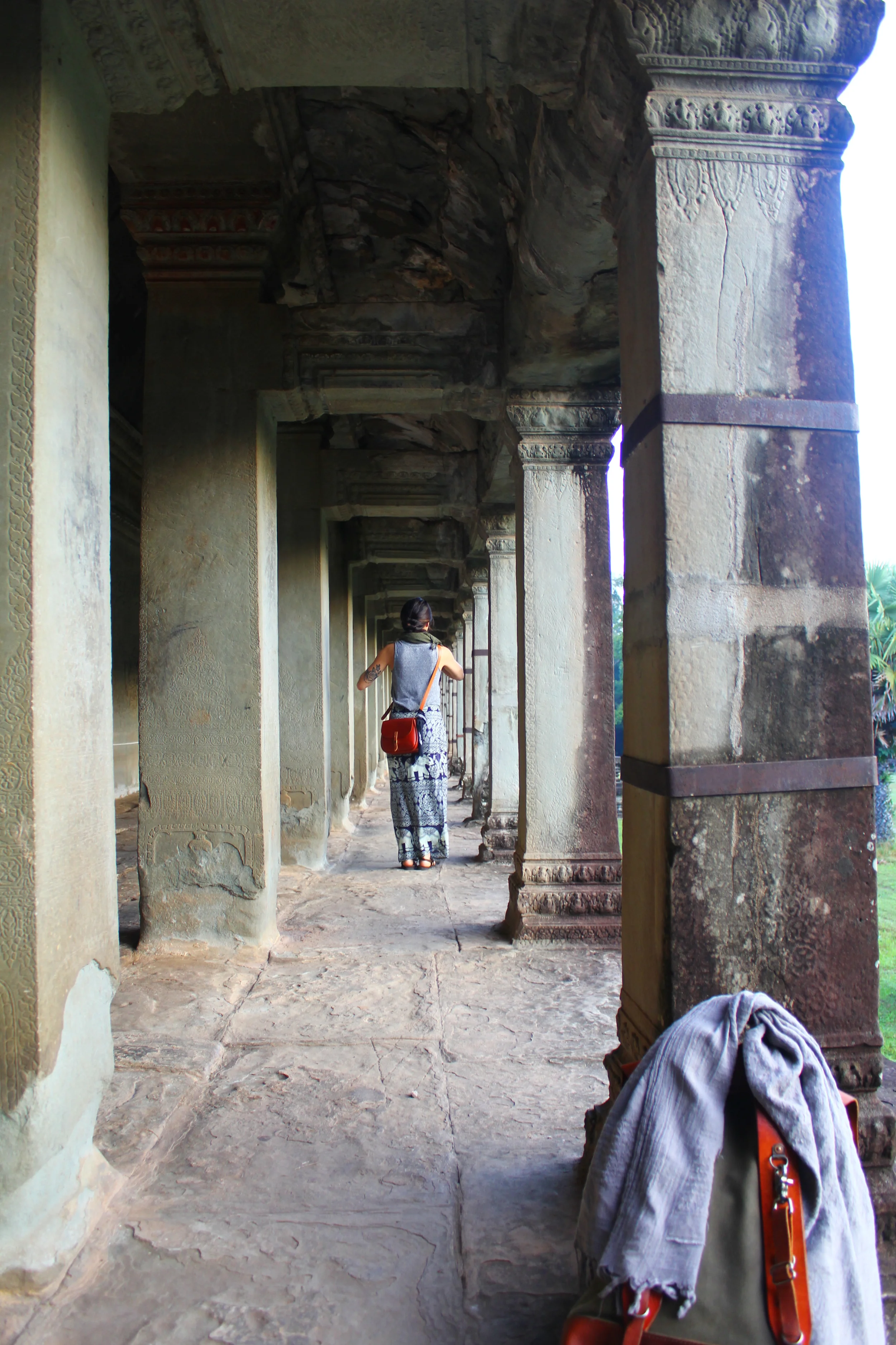   oror leather// cross body merces saddle bag// american made// word world wide       angkor wat, siem reap, cambodia  