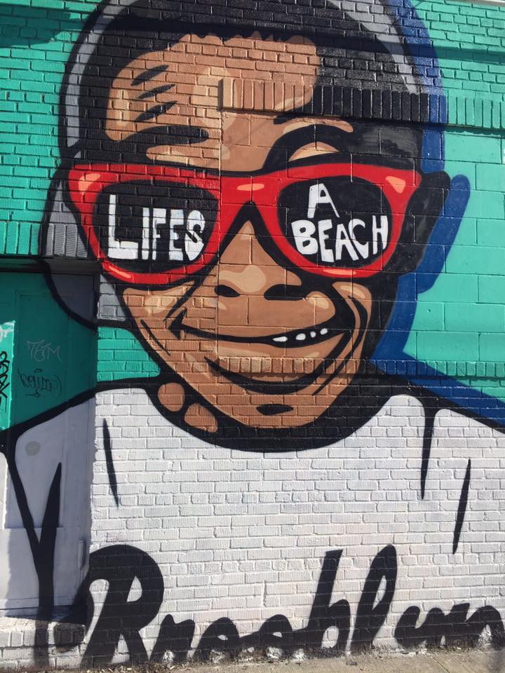 Mural at the Bushwick Collective by Solus Street Art .