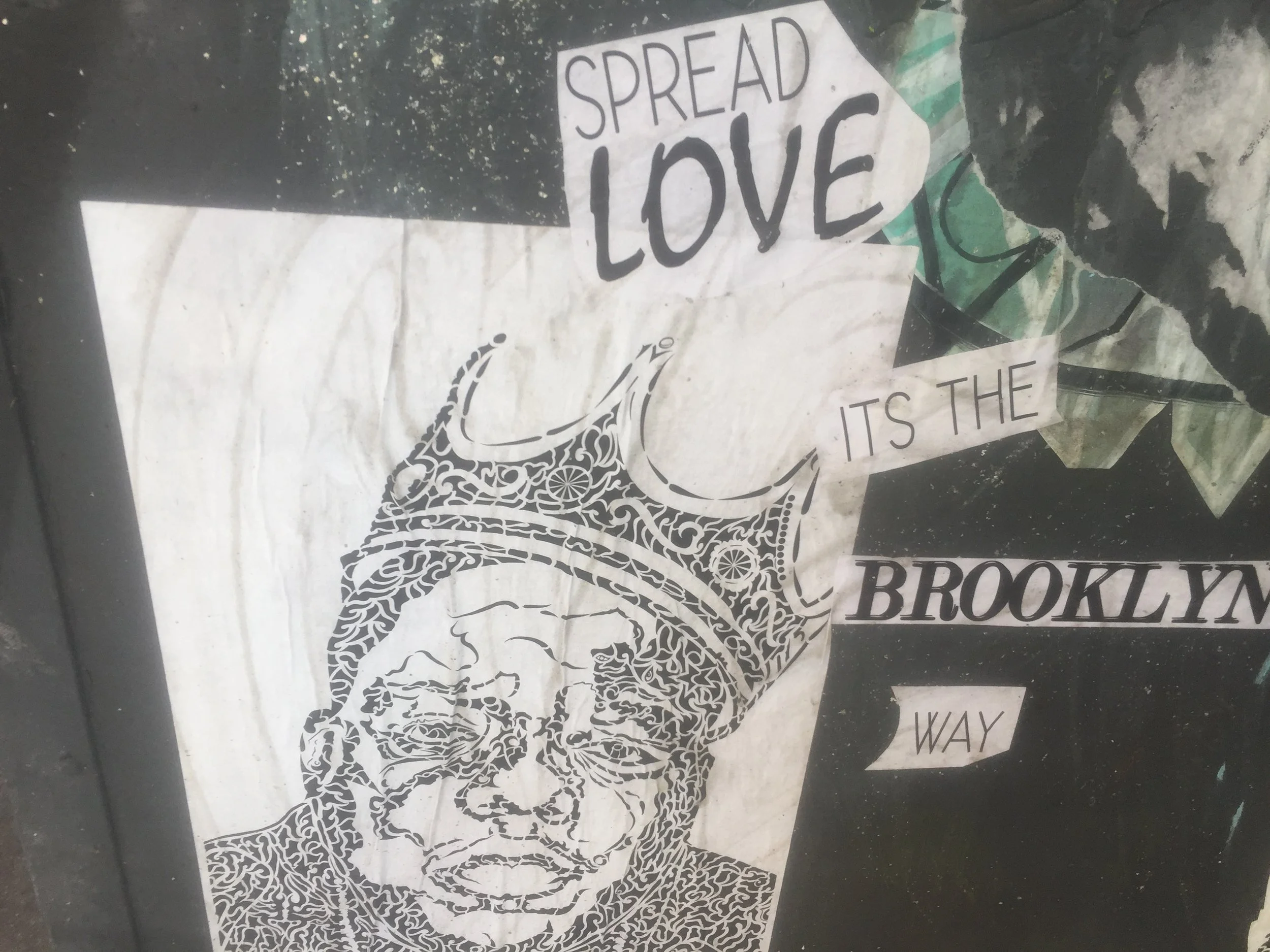 Brooklyn street art by Uncutt Art .