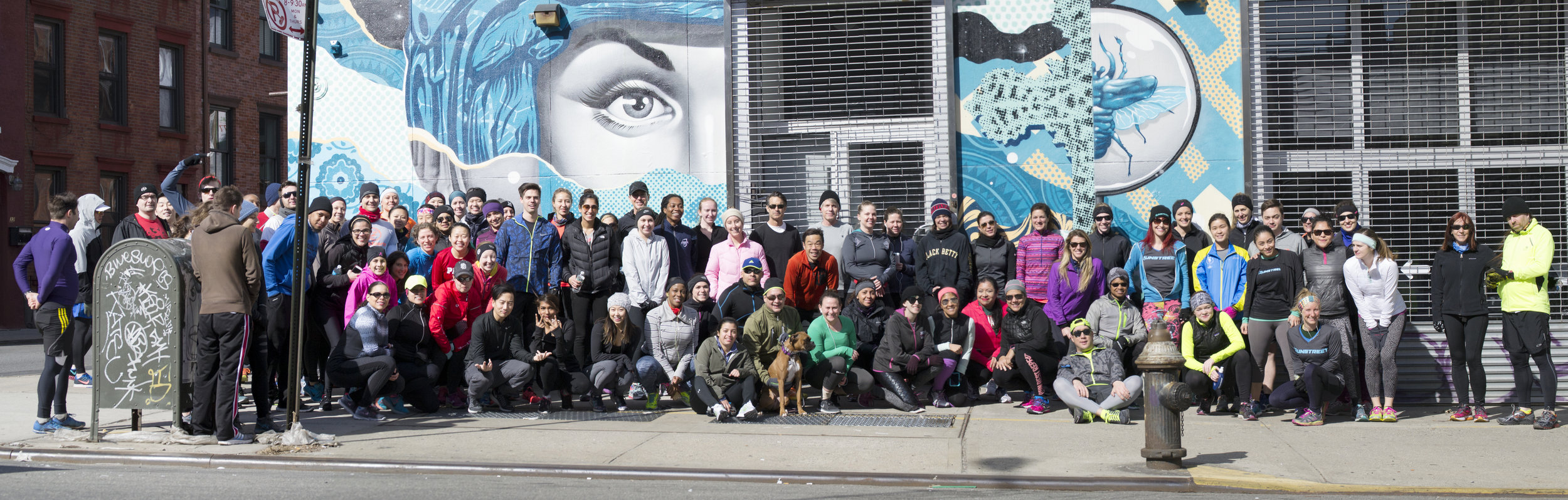Tristan Eaton mural from Runstreet Art Run in Williamsburg. Photo by Filles + Garcons .
