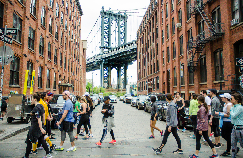 Manhattan Bridge runnign route views