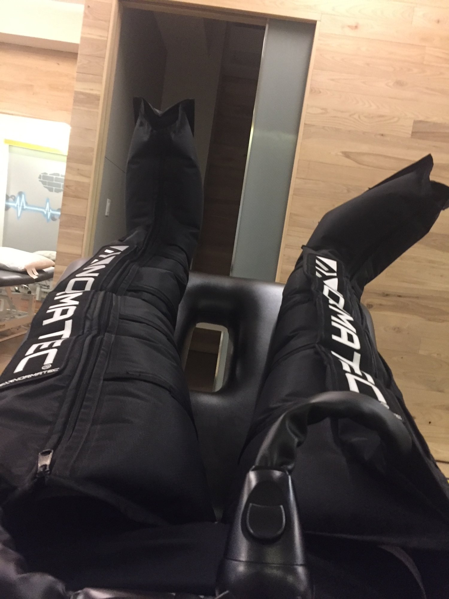 Use of Compression recovery boots