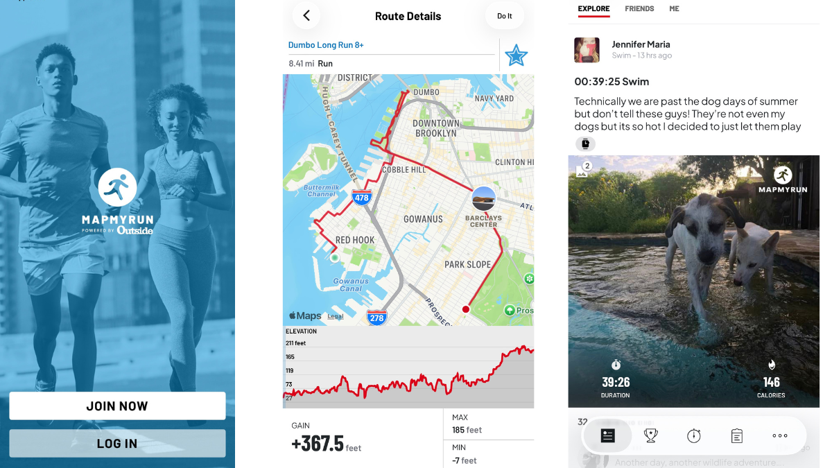 mapmyrun running app